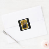 Het tijdschrift Naald Vierkante Sticker (Envelop)