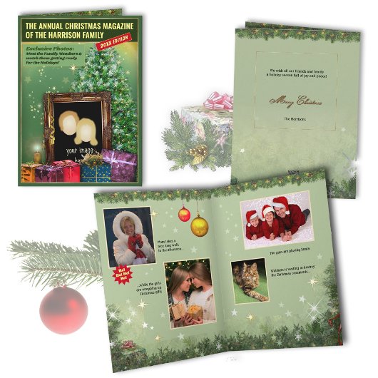 Het Tijdschrift van de Foto van de feestdag van uw Kaart