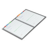 Het tijdschrift van de leraar om online studenten  notitieblok (Schuin)