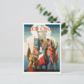 Het Tijdschrift van het Rode Kruis kenmerkt soldat Briefkaart (Staand voorkant)