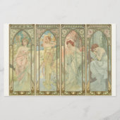 Het tijdstip van de dag briefpapier (Voorkant)