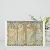 Het tijdstip van de dag briefpapier (Staand voorkant)