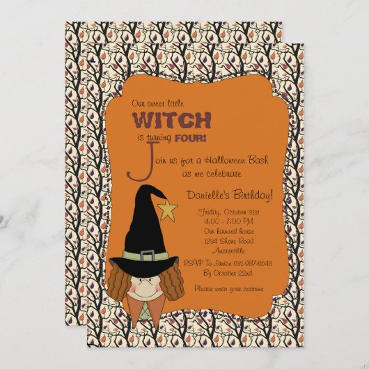 Het tijdstip van de uitnodiging in het jaar Hallow (Voorkant / Achterkant)