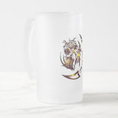 Het Tijger Bierglas Matglas Bierpul (Voorkant links)