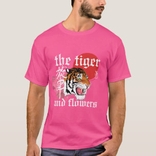 Het Tijger en Bloemen T-Shirt