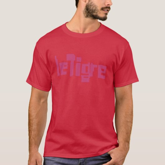 het tijger ontwerp t-shirt (Voorkant)
