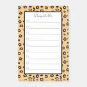 Het tijgerpatroon paste dingen aan om te doen post-it® notes (Voorkant)