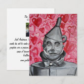 Het tinnen Man - 4,25 inch x 5,5 inch Bedankkaart (Voorkant / Achterkant)