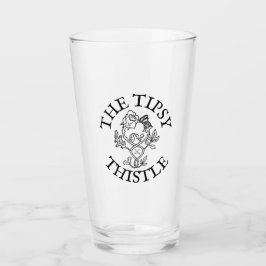 Het Tipsy Thistle Pint Glass Glas