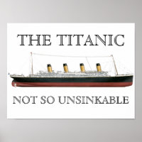 Het Titanic Semi-Gloss-Poster