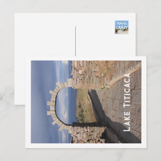 Het Titicacameer, Peru Souvenir Briefkaart (Voorkant / Achterkant)