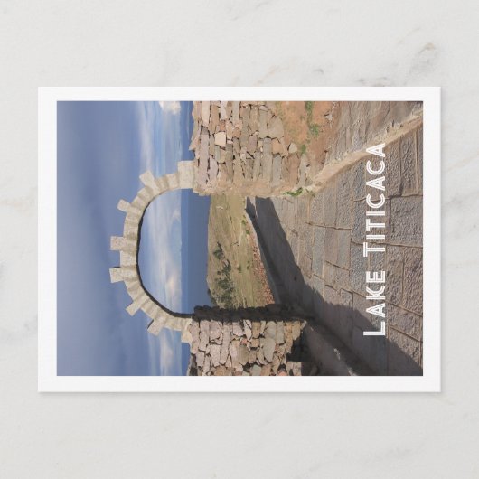 Het Titicacameer, Peru Souvenir Briefkaart (Voorkant)