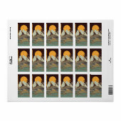 Het tjilpen van kleine vogels etiket (Full Sheet)