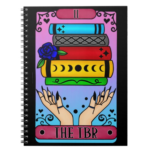 Het to-be-read tarot notitieboek (Voorkant)