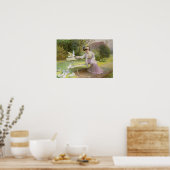 Het toedienen van de doven poster (Keuken)