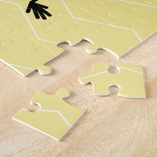 Het toejuichen van de avocado grappige handstand legpuzzel (Zijkant)