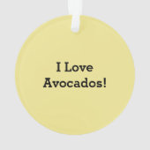 Het toejuichen van de avocado grappige handstand ornament (achterkant)