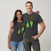Het toejuichen van de avocado grappige handstand t-shirt (Unisex)