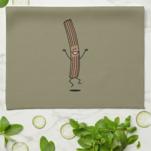 Het toejuichen van het Springen Churro Theedoek