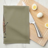 Het toejuichen van het Springen Churro Theedoek (Quarter Fold)