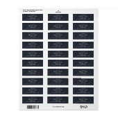 Het Toekomstige Echtpaar Retouradres Etiket (Full Sheet)