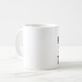 Het toekomstige Inspirerend citeert Wit Koffiemok (Voorkant links)