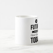Het toekomstige Inspirerend citeert Wit Koffiemok (Center)