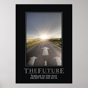 Het toekomstige Motivatie Poster van Parody