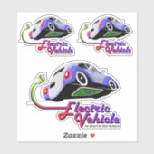 Het toekomstige voertuig | 6 x 6 inch — Glanzend t Sticker (Vel)