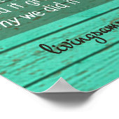 Het toelaten van Definitie, waarom doet het het, w Poster (Hoek)