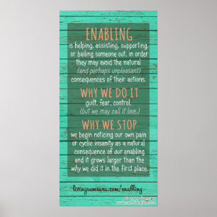 Het toelaten van Definitie, waarom doet het het, w Poster