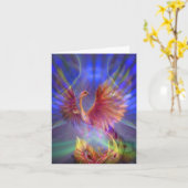 Het Toenemen Notecard van Phoenix Kaart (Gele Bloem)