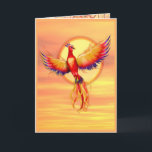 Het Toenemen van Phoenix Kaart<br><div class="desc">Magisch Phoenix,  van mythologie en fantasie. Ook gekend als Firebird. Een symbool van wedergeboorte en nieuwe beginings. Passende beschikbare port.</div>