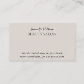 Het toestaan van glitterij zweeft make-up ogen visitekaartje (Achterkant)