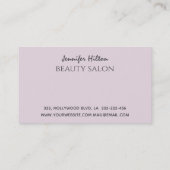 Het toestaan van glitterij zweeft make-up ogen visitekaartje (Achterkant)