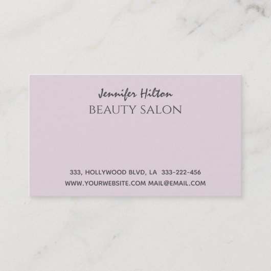 Het toestaan van glitterij zweeft make-up ogen visitekaartje (Achterkant)