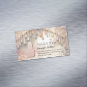 Het toestaan van roos goudslak magnetisch visitekaartje (Voorbeeld)