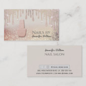 Het toestaan van roos goudslak visitekaartje (Voorkant / Achterkant)