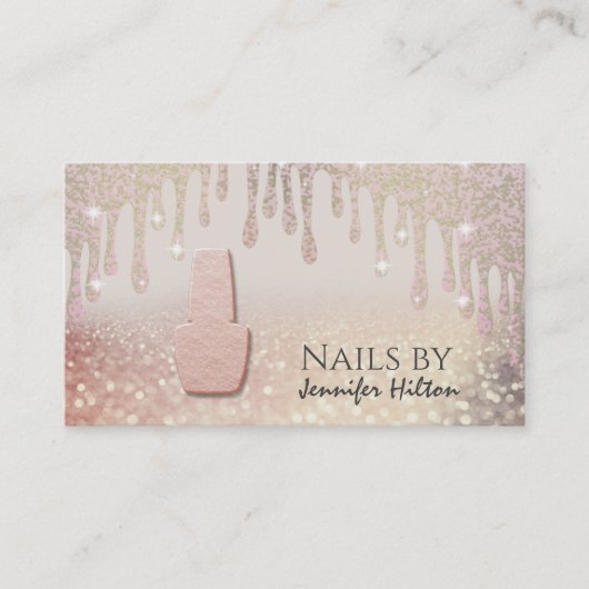 Het toestaan van roos goudslak visitekaartje (Voorkant)