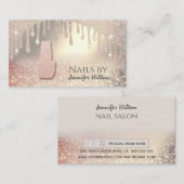 Het toestaan van roos goudslak visitekaartje (Voorkant / Achterkant)