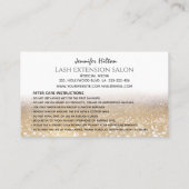 Het toestaan van sensuele meisjes met hun gezicht  visitekaartje (Achterkant)