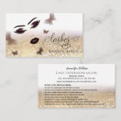 Het toestaan van sensuele meisjes met hun gezicht  visitekaartje (Voorkant / Achterkant)