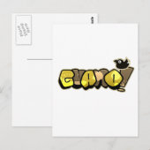 Het Toestel van het Spel van de guano - Logo Briefkaart (Voorkant / Achterkant)