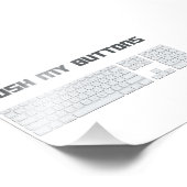 Het toetsenbord van de Computer van Mijn Buttonnen Foto Afdruk (Hoek)