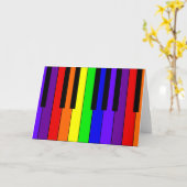 Het Toetsenbord van de regenboog Kaart (Gele Bloem)