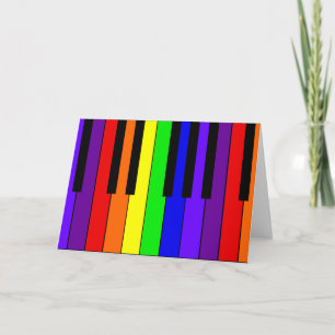 Het Toetsenbord van de regenboog Kaart