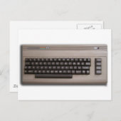 Het Toetsenbord van de Retro Computer? Briefkaart (Voorkant / Achterkant)