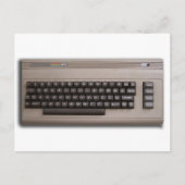 Het Toetsenbord van de Retro Computer? Briefkaart (Voorkant)