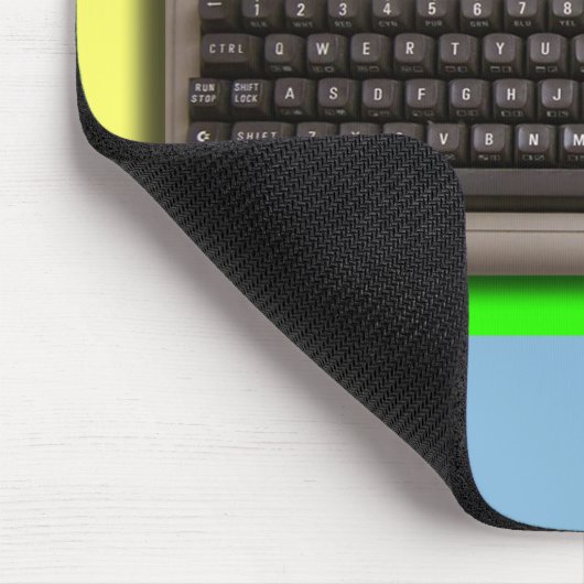 Het  Toetsenbord van de Retro Computer? Muismat (Hoek)
