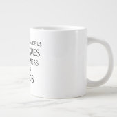 Het toeval maakte ons collega's onze gekte maakte grote koffiekop (Rechts)